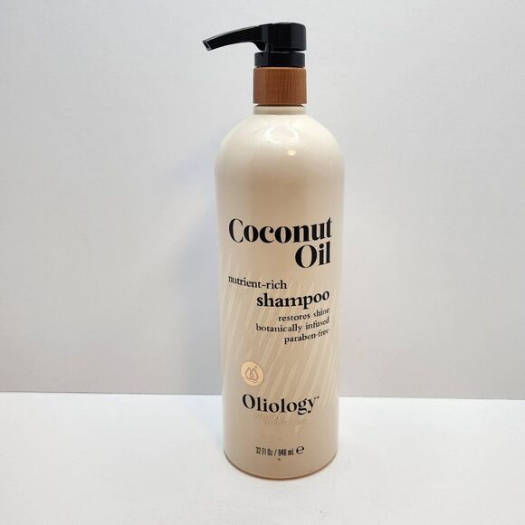 Oliology Coconut Oil Shampoo | Paraben Free & Cruelty Free (32 oz) | Nourishing - Picture 1 of 5